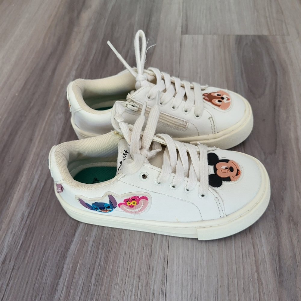 Disney White Sneakers with Colorful Accents